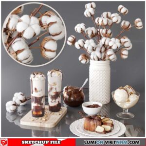 Decor Set - Sketchup Models By To Dung