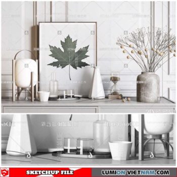 Decor Set - Sketchup Models By To Dung