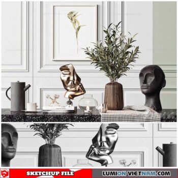 Decor Set - Sketchup Models By To Dung