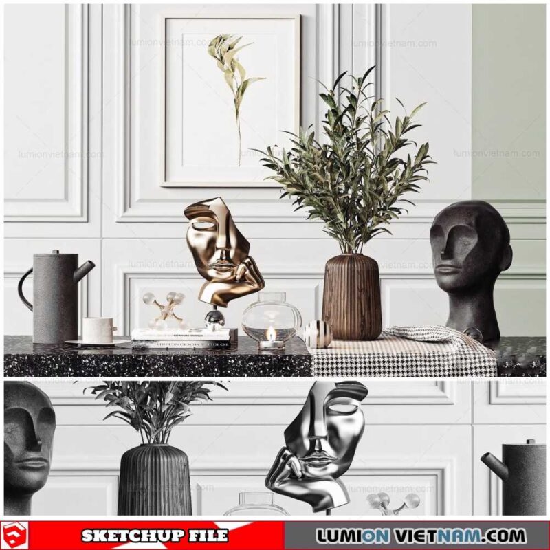 Decor Set - Sketchup Models By To Dung