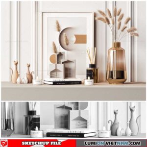 Decor Set - Sketchup Models By To Dung