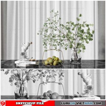 Decor Set - Sketchup Models By To Dung