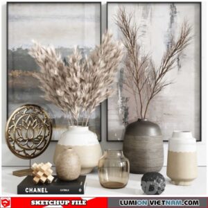 Decor Set - Sketchup Models By To Dung