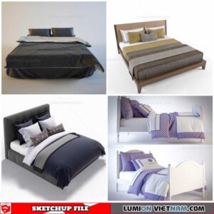 Bed - Sketchup Models