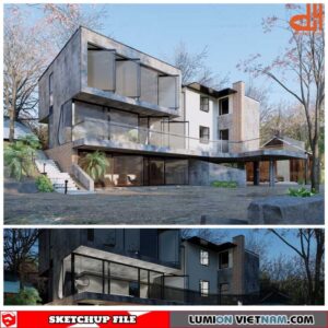 House - Sketchup Exterior Scene By Do Viet Hung