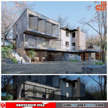 House - Sketchup Exterior Scene By Do Viet Hung