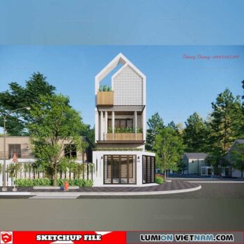 House - Sketchup Exterior Scene By Duong Duong