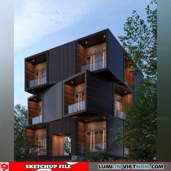 House - Sketchup Exterior Scene By By Ifj