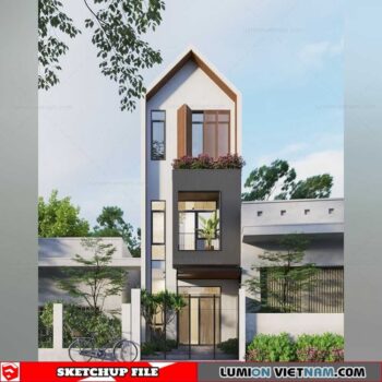 House - Sketchup Exterior Scene By Vo Duc Duy