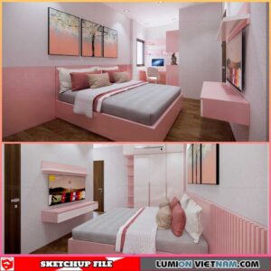 Childroom - Sketchup Interior Scene By Vo Duc Duy