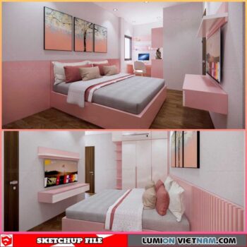 Childroom - Sketchup Interior Scene By Vo Duc Duy