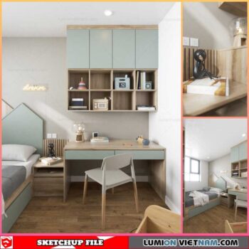 Childroom - Sketchup Interior Scene By Kts Nghia Than