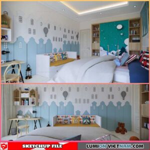 Childroom - Sketchup Interior Scene By Duong Duong
