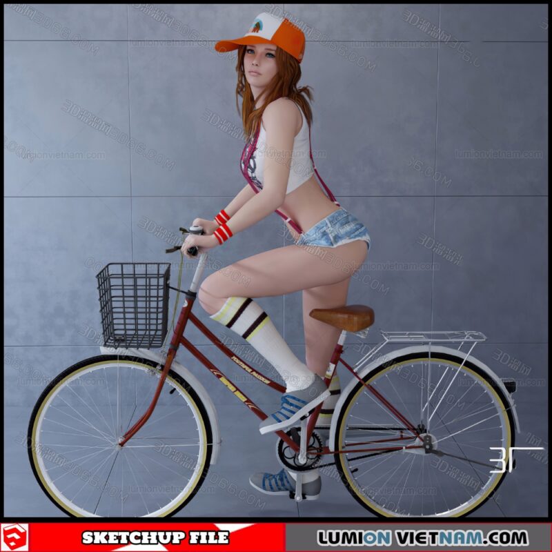 Girl 3D - Sketchup Models