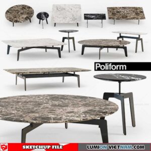 Table and Chair - Sketchup Models By SU DAILY