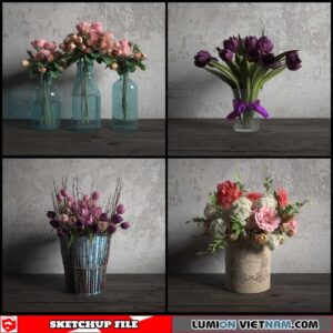 Flower Vase - Sketchup Models