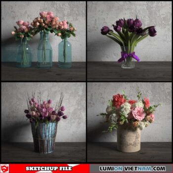 Flower Vase - Sketchup Models