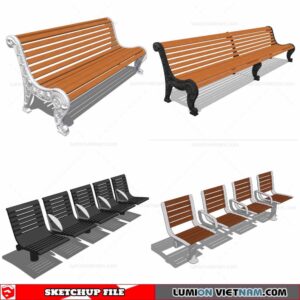 Benches - Sketchup Models