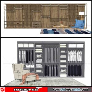 Wardrobe - Sketchup Models