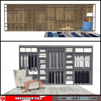 Wardrobe - Sketchup Models