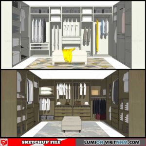 Wardrobe - Sketchup Models