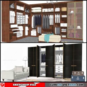 Wardrobe - Sketchup Models