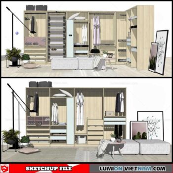 Wardrobe - Sketchup Models