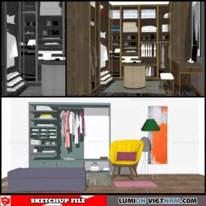 Wardrobe - Sketchup Models