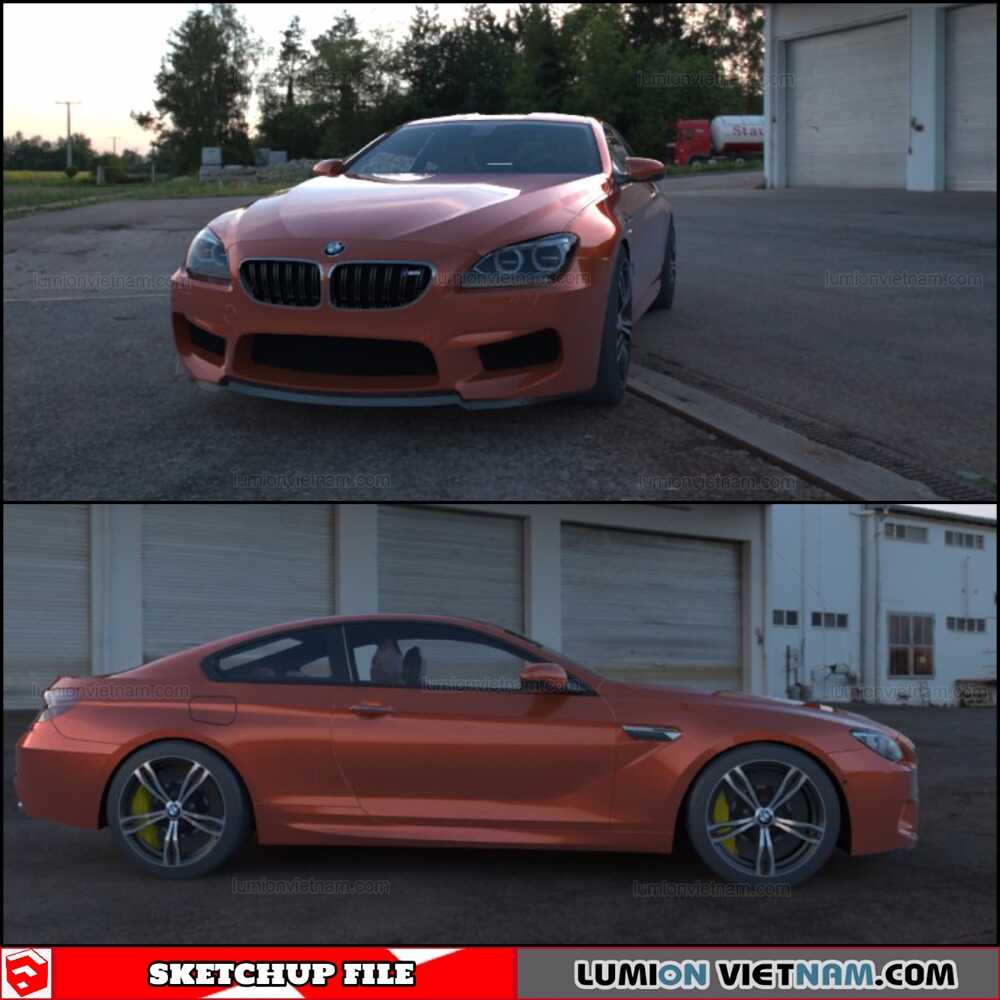 151121-Bmw-M6-Sketchup-Models