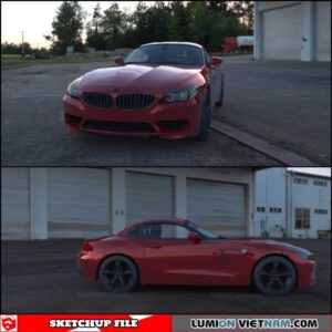 BMW M6 3D Car - Sketchup Models