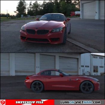 BMW M6 3D Car - Sketchup Models