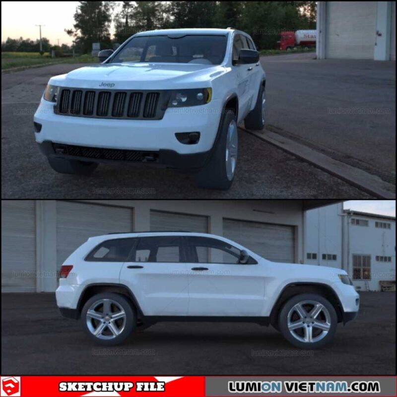 GrandCherokee 3D Car - Sketchup Models