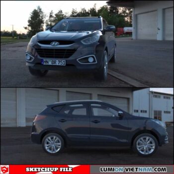 Hyundai 3D Car - Sketchup Models
