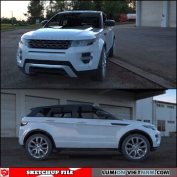 LandRover 3D Car - Sketchup Models