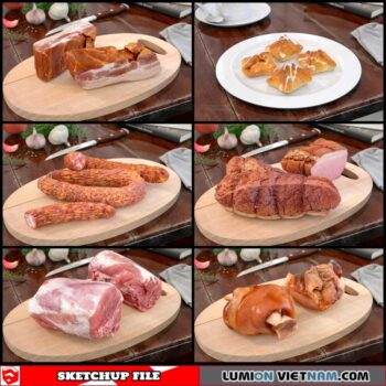 Food - Sketchup Models