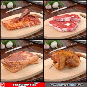 Food - Sketchup Models