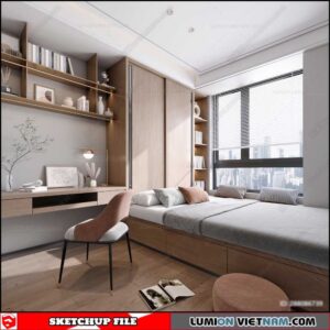 Bedroom - Sketchup Models By Cuong Covua