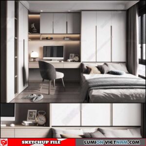 Bedroom - Sketchup Models By Cuong Covua