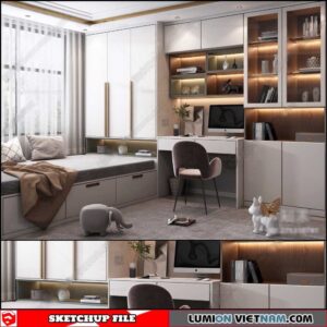 Bedroom - Sketchup Models By Cuong Covua