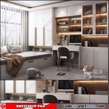 Bedroom - Sketchup Models By Cuong Covua