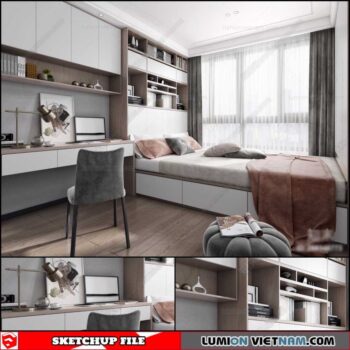 Bedroom - Sketchup Models By Cuong Covua