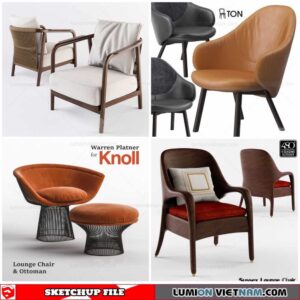 Am Chair - Sketchup Models By Dathouzz