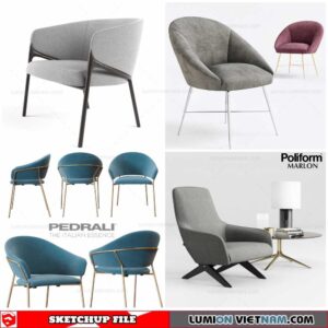 Am Chair - Sketchup Models By Dathouzz