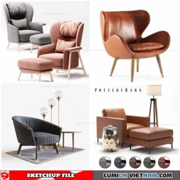 Am Chair - Sketchup Models By Dathouzz