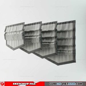 Curtains - Sketchup Models By Nha Tay