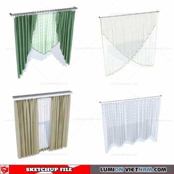 Curtains - Sketchup Models By Nha Tay