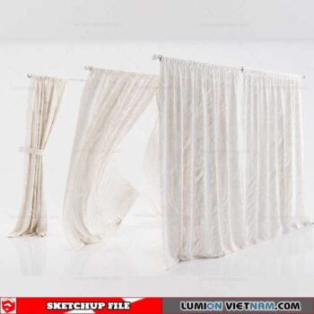 Curtains - Sketchup Models By Nha Tay