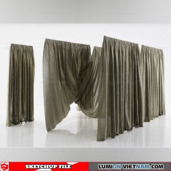 Curtains - Sketchup Models By Nha Tay