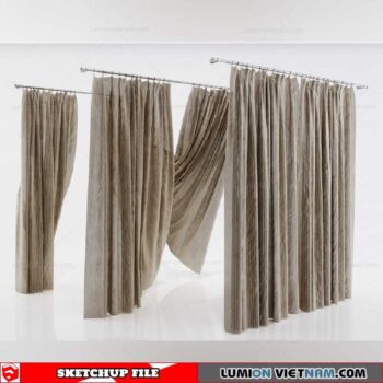 Curtains - Sketchup Models By Nha Tay