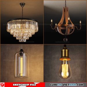 Classic Celling Light - Sketchup Models